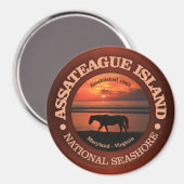Assateague Island National Seashore Magneet (Voorkant / Achterkant)