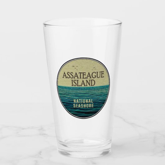 Assateague Island National Seashore Ocean Birds Glas (Voorkant)