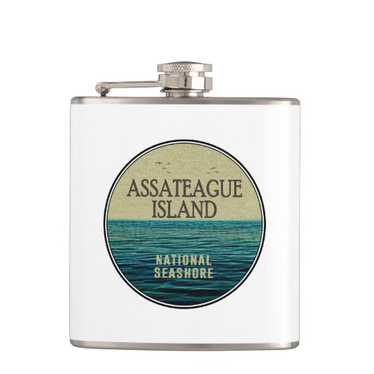 Assateague Island National Seashore Ocean Birds Heupfles (Voorkant)