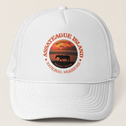 Assateague Island National Seashore Trucker Pet (Voorkant)
