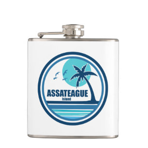 Assateague Island Palmboom Vogels Heupfles