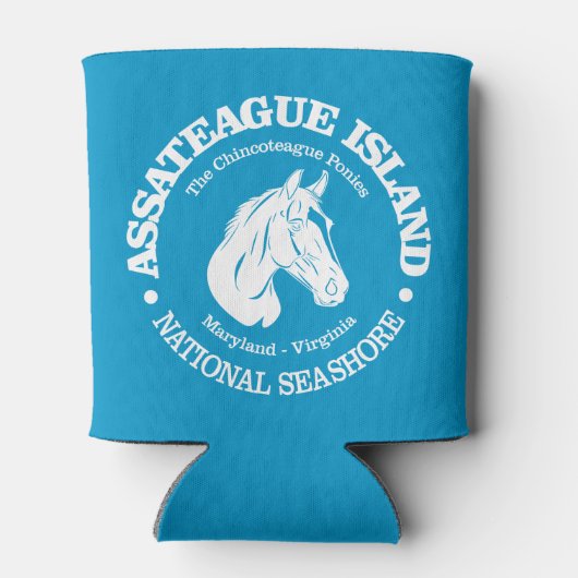 Assateague Island (pony) Blikjeskoeler (Achterkant)