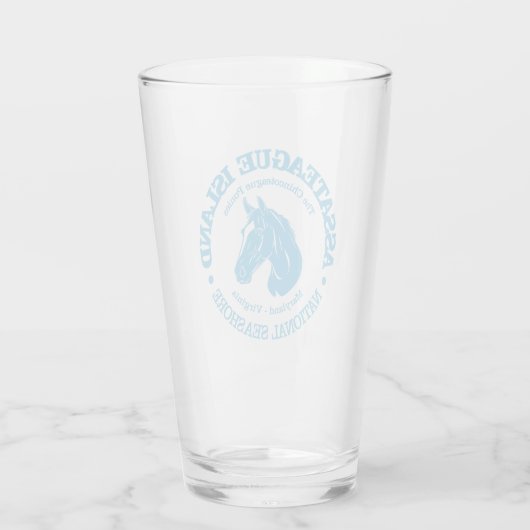 Assateague Island (pony) Glas (Achterkant)