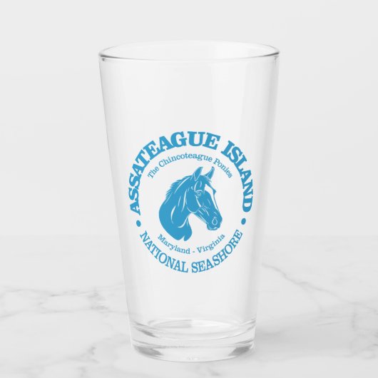 Assateague Island (pony) Glas (Voorkant)