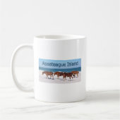 Assateague Island (pony's op strand logo) Koffiemok (Links)