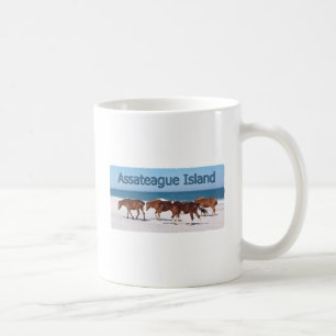 Assateague Island (pony's op strand logo) Koffiemok