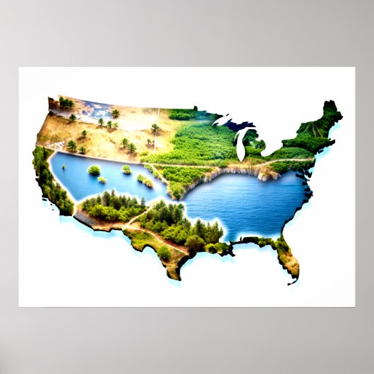Assateague Island USA Poster (Voorkant)