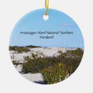 Assateague Keramisch Ornament
