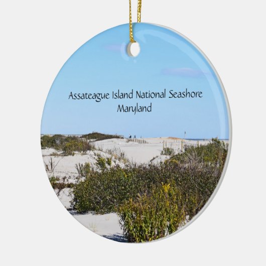 Assateague Keramisch Ornament (Links)