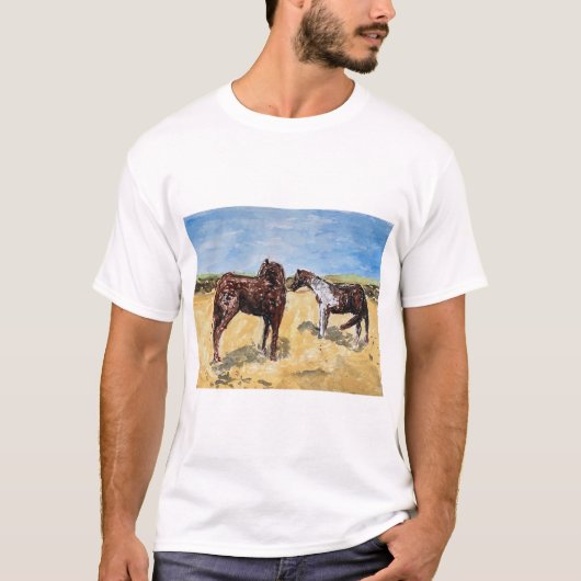 Assateague-pony's T-shirt (Voorkant)