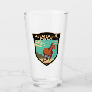 Assateague State Park Maryland Badge Glas