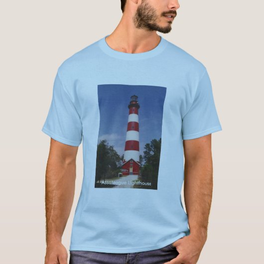 Assateague vuurtoren t-shirt (Voorkant)