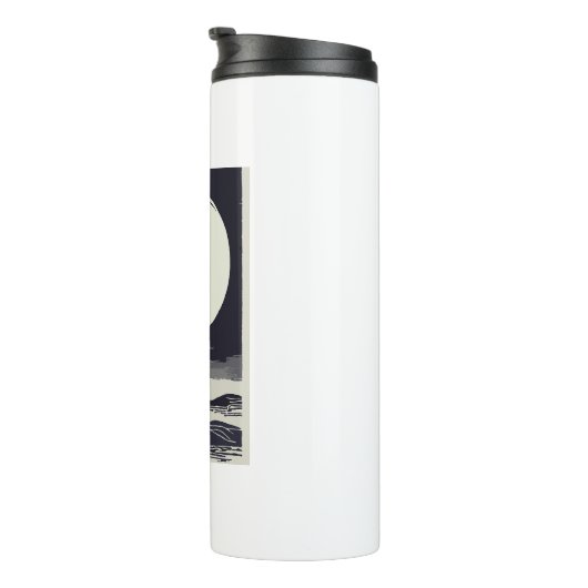 Assateague Vuurtoren Virginia Moon Thermosbeker (Geroteerd rechts)