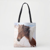 Assateague Wild Horse Tote Bag (Voorkant)