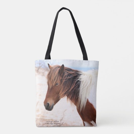 Assateague Wild Horse Tote Bag (Achterkant)