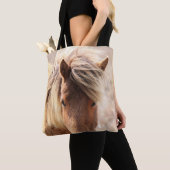 Assateague Wild Horse Tote Bag (Dichtbij)