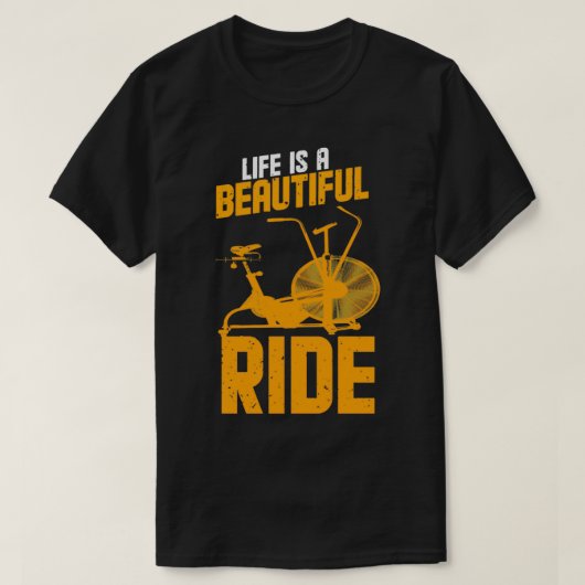 Assault Bike Workouts citeert het leven van een mo T-shirt (Design voorkant)