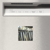 Assault-geweren staan klaar op het wapenrek magneet (Insitu (Vaatwasser))