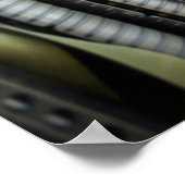 Assault-geweren staan klaar op het wapenrek poster (Hoek)