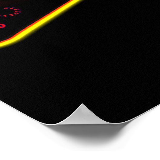 Assault Guitar Blacklight Poster (Hoek)