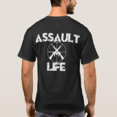 Assault Life Black T T-shirt (Achterkant)