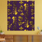 Assault on the Medieval Castle 1 Canvas Afdruk (Insitu (Woonkamer))