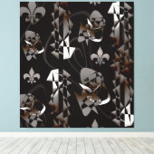 Assault on the Medieval Castle 4 Canvas Afdruk (Insitu (Houten vloer))