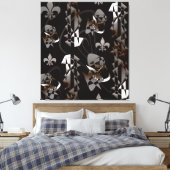 Assault on the Medieval Castle 4 Canvas Afdruk (Insitu (Slaapkamer))