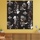 Assault on the Medieval Castle 4 Canvas Afdruk (Insitu (Woonkamer))