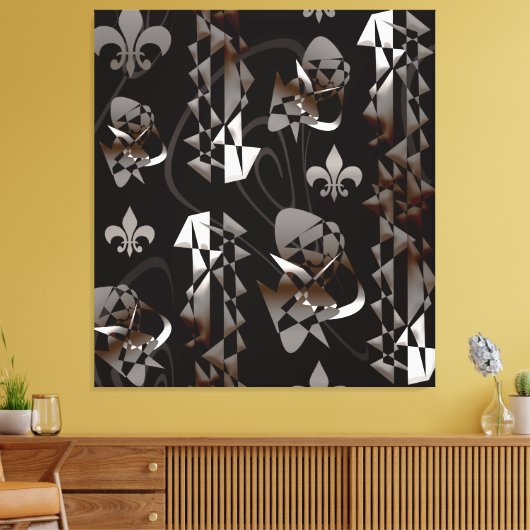 Assault on the Medieval Castle 4 Canvas Afdruk (Insitu (Woonkamer))