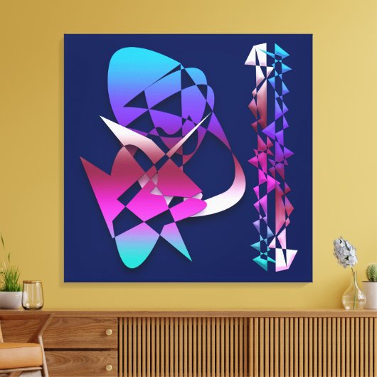 Assault on the Medieval Castle Canvas Afdruk (Insitu (Woonkamer))