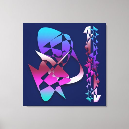 Assault on the Medieval Castle Canvas Afdruk (Voorkant)