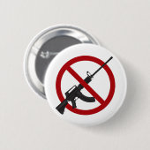 Assault Rifle AR15 Pistool Symbool Button (Voorkant /achterkant)