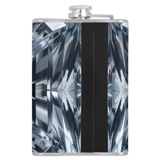 Asscher-Cut Diamond Macro - Spiegelzaal Heupfles (Achterkant)