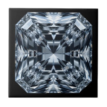 Asscher-Cut Diamond Macro - Spiegelzaal
