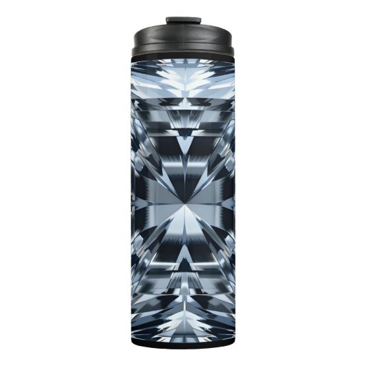 Asscher-Cut Diamond Macro - Spiegelzaal Thermosbeker (Voorkant)