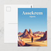 Assekrem Algerije Briefkaart (Voorkant / Achterkant)