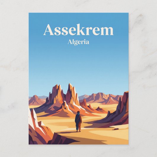 Assekrem Algerije Briefkaart (Voorkant)