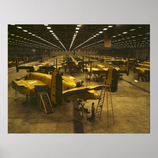 Assemblage B-25 Bombers Poster (Voorkant)