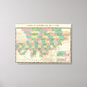 Assemblage van Azië Canvas Afdruk