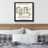 Assemblage vereist canvas afdruk (Insitu (Slaapkamer))