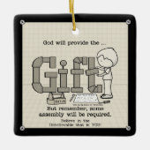 Assemblage vereist keramisch ornament (Voorkant)