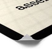 Assemblage vereist poster (Hoek)