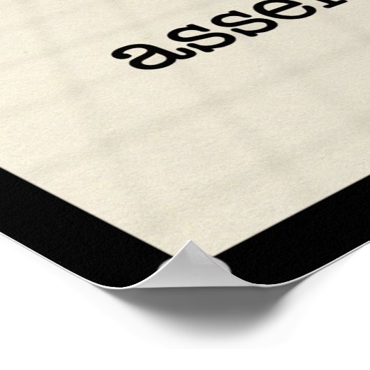 Assemblage vereist poster (Hoek)