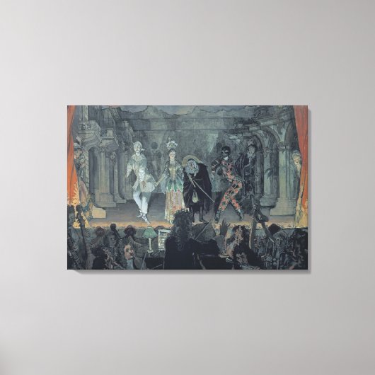 Assemblage voor de aanvang van een canvas afdruk (Voorkant)