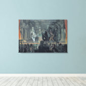 Assemblage voor de aanvang van een canvas afdruk (Insitu (Houten vloer))