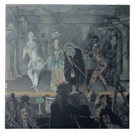 Assemblage voor de aanvang van een tegeltje (Voorkant)