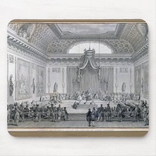 Assemblee des Notafels, voorzitter van Louis Muismat (Voorkant)
