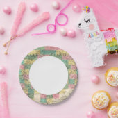 Assemblee-kaart van Azië Papieren Bordje (Feest)