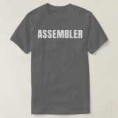 Assembler Funny Job Title Professional Birthday Gi T-shirt (Design voorkant)